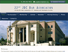 Tablet Screenshot of 22ndjdcbar.org